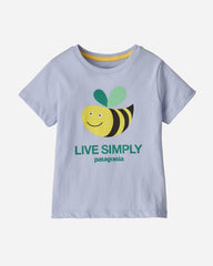 Kids Live Simple Organic T-shirt - Beluga