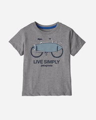 Kids Live Simple T-shirt - Gravel Heather