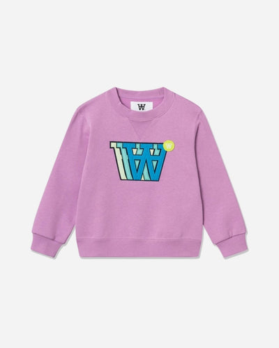 Kids Rod Applique Sweatshirt - Rosy Lavender - Munk Store