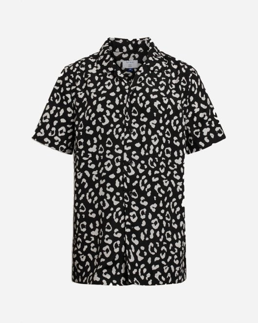 Kim S/S Shirt - White/Black - Munk Store