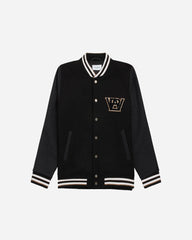 Kip Varsity Jacket - Black/Grey