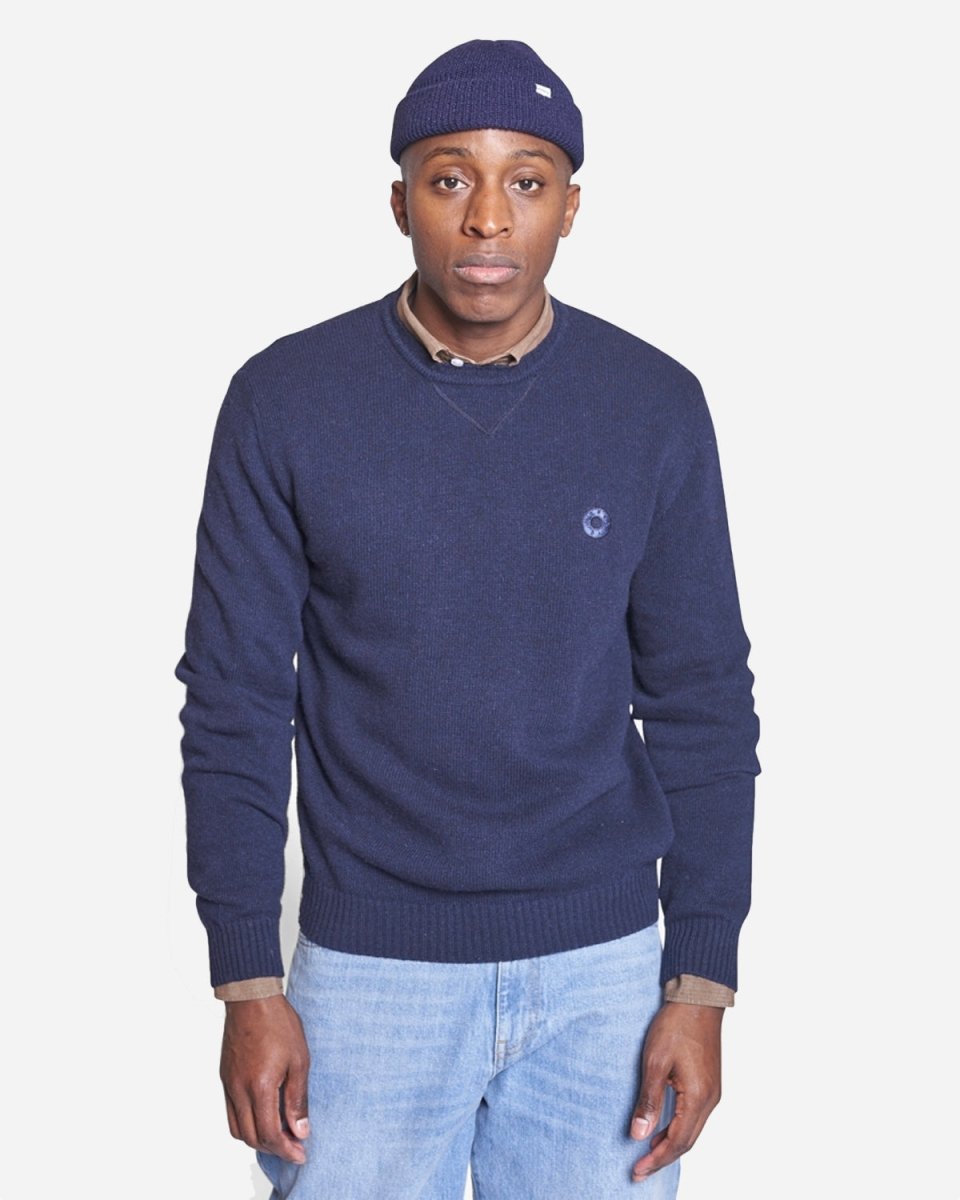 Kriller Wool Knit - navy - Munk Store