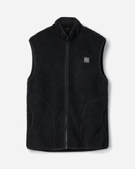 Langli Pile Waist Coat - Black