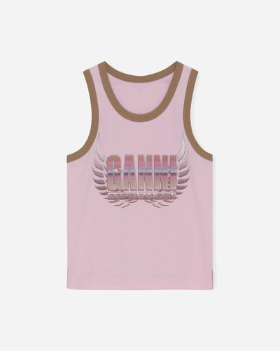 Light Cotton Jersey Tank Top - Winsome Orchid - Munk Store