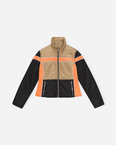 Light Padded Fitted Jacket - Block Colour - Munk Store