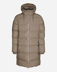 Long Puffer Jacket - Taupe