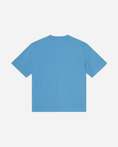 Loose Fit O-neck Jersey - Azure Blue - Munk Store