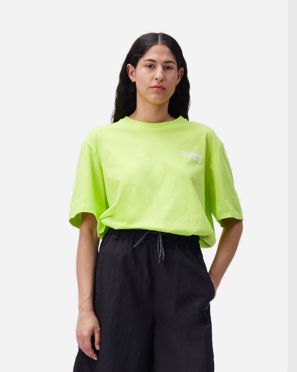 Loose Fit O-neck Jersey - Lime Popsicle - Munk Store