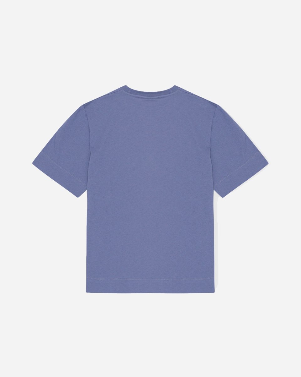 Loose Fit O-neck T-shirt - Gray Blue - Munk Store