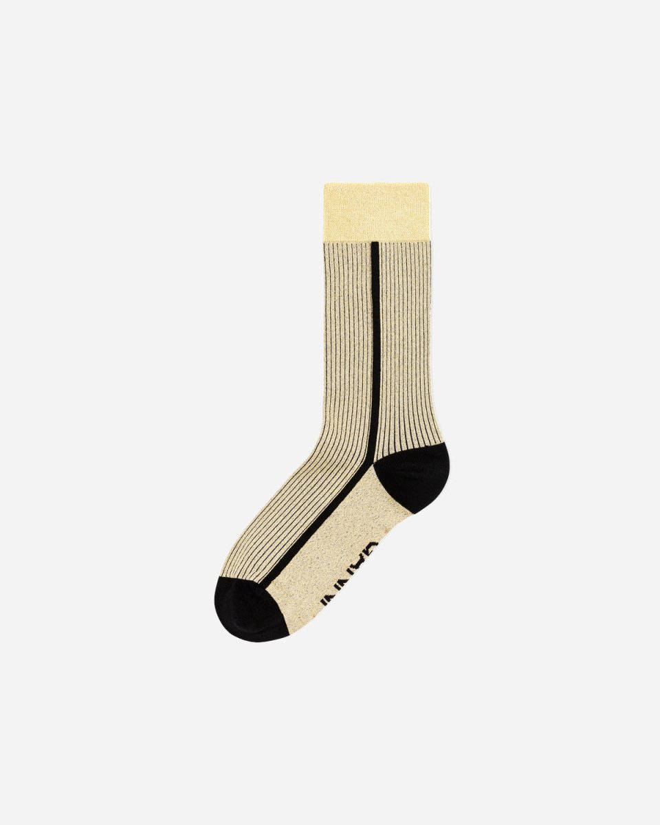 Lurex Blend Socks - Gold - Munk Store
