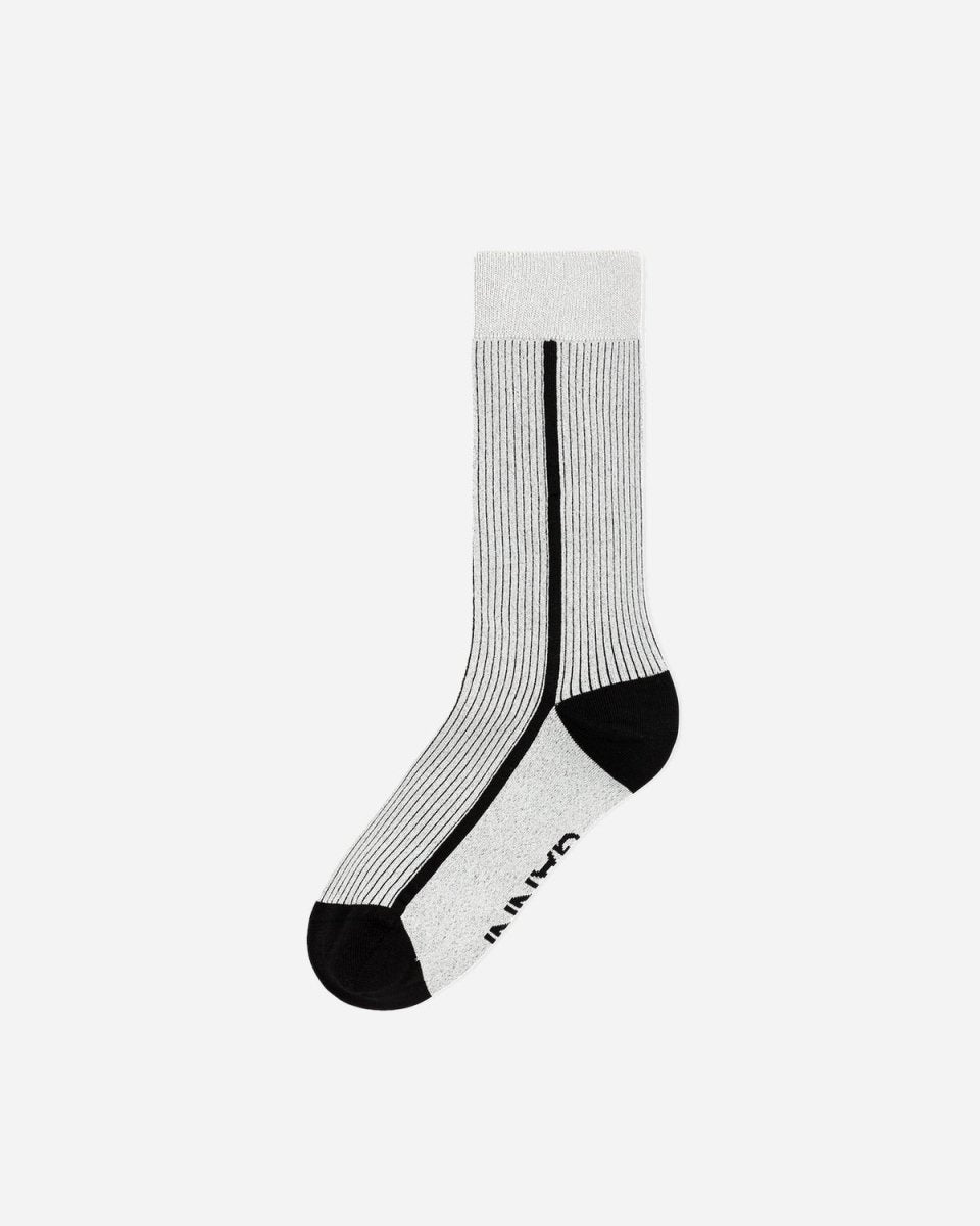 Lurex Blend Socks - Silver - Munk Store