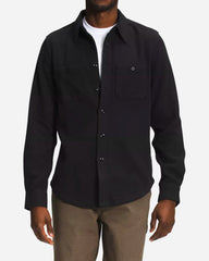 M Valley Flannel Shirt - Black Shadow