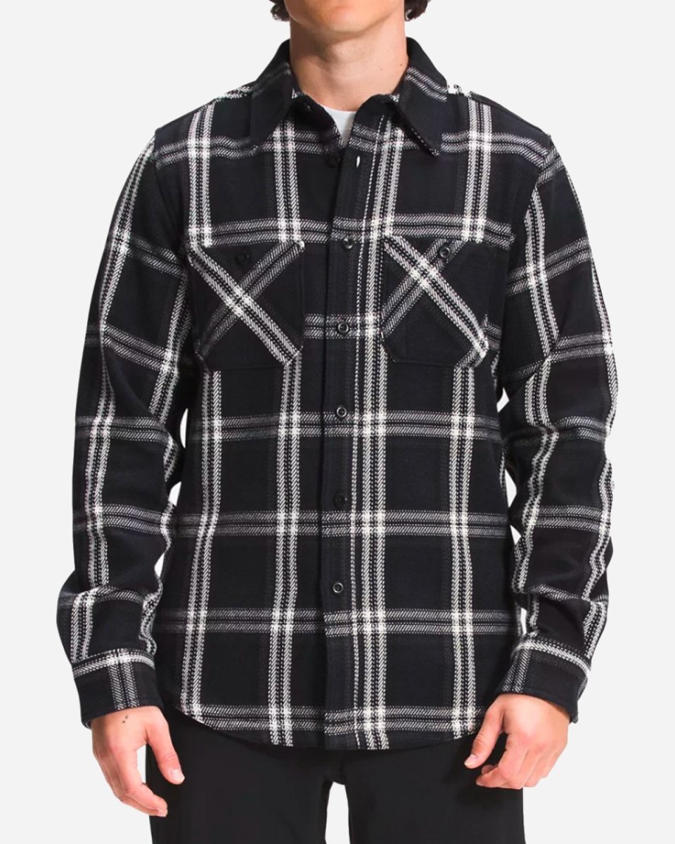 M Valley Twill Flannel Shirt - Black - Munk Store