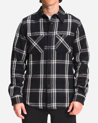 M Valley Twill Flannel Shirt - Black