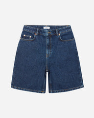 Maggie 90s Rinse Shorts - Blue