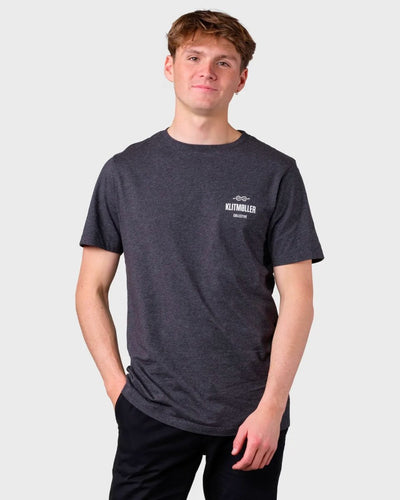 Mens Small Logo Tee - Anthracite - Munk Store