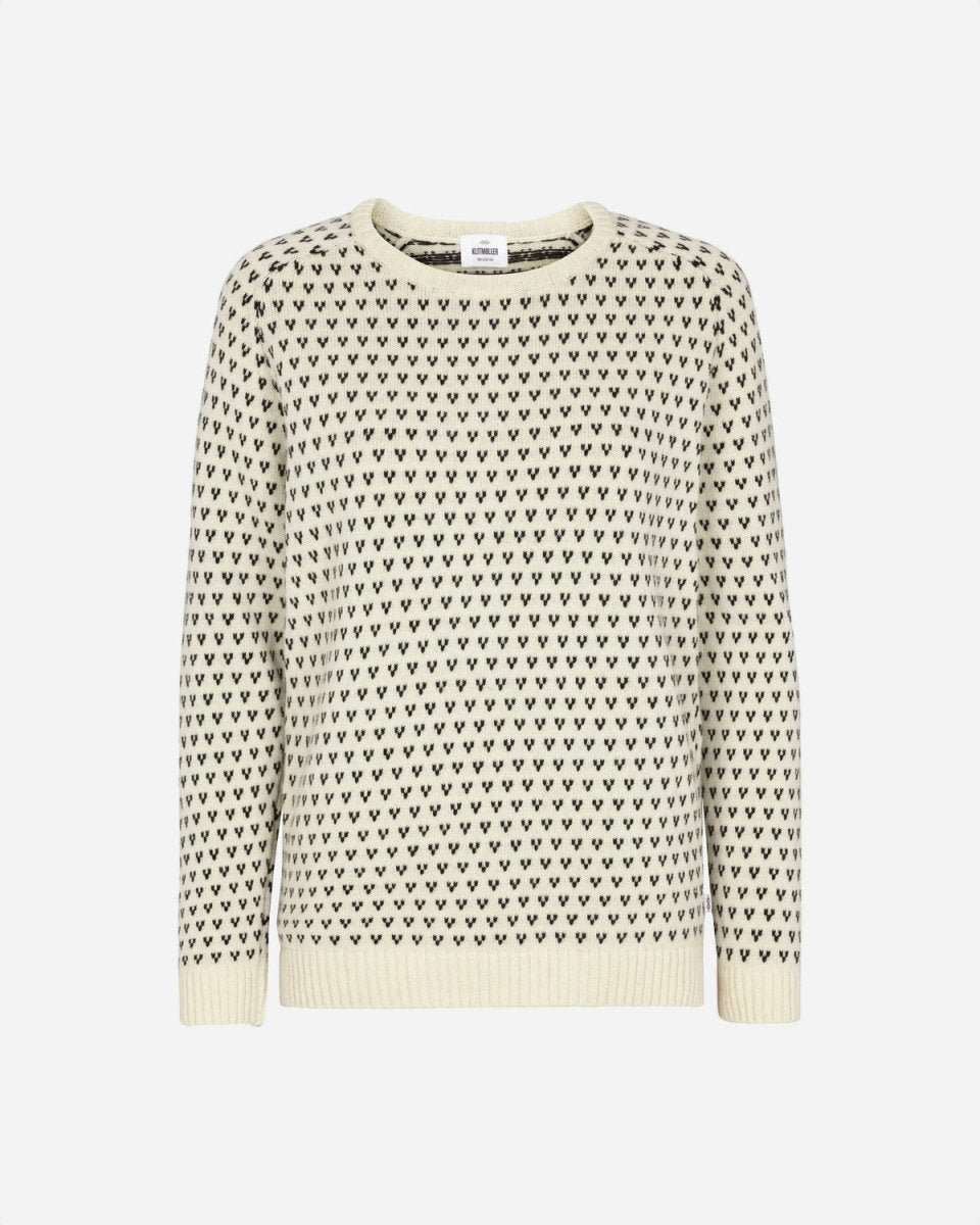 Mika knit - Cream/Navy - Munk Store