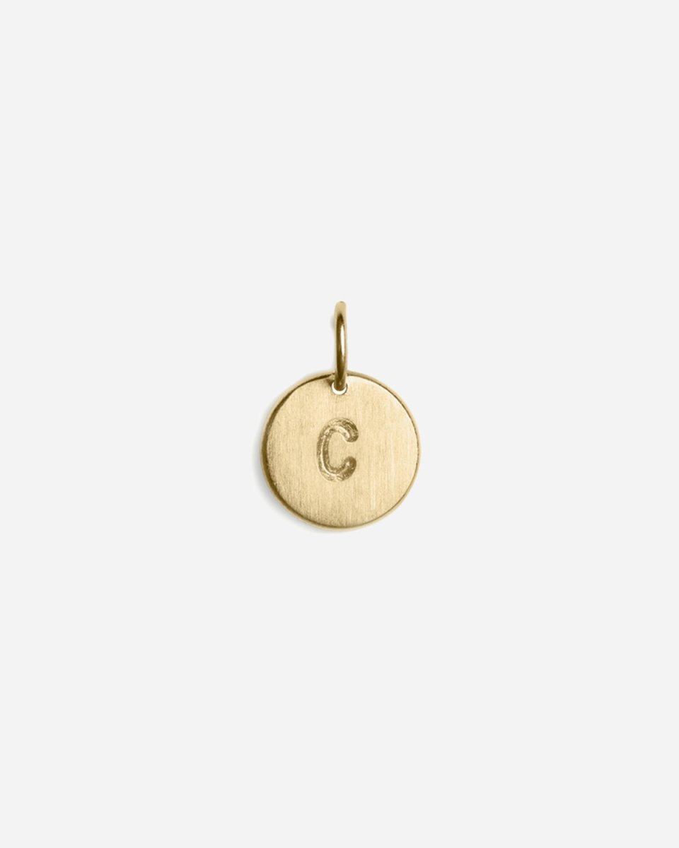 Mini Love Tag (Ø=9mm) - Forgyldt Sølv - Munk Store