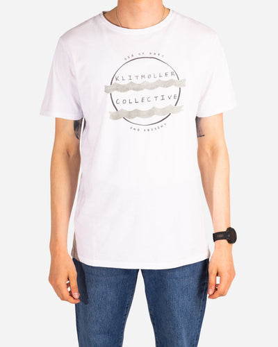 Mogens tee - White/Olive - Munk Store