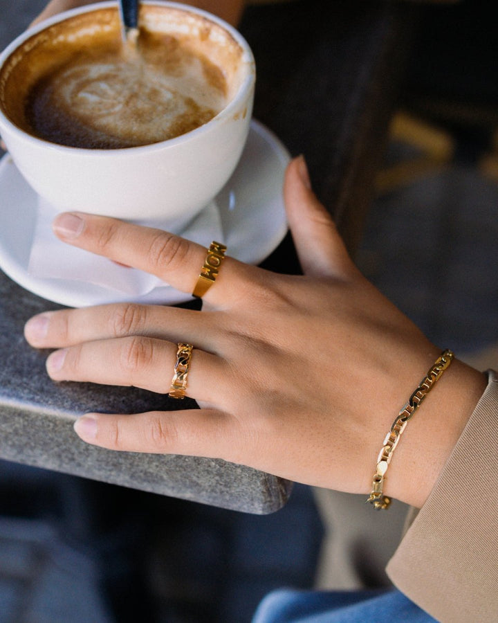 アクセサリー MARIA BLACK Mom Ring gold/silver 50 MOM Ring | Maria Black