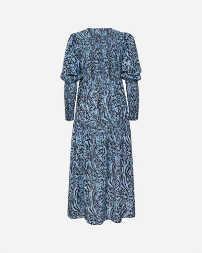 Moriana Long Dress - Leo Art Glacier Lak - Munk Store