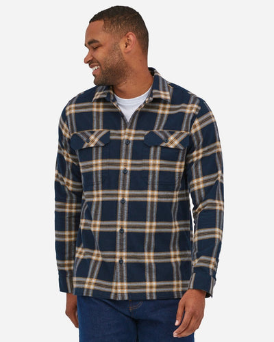 M's Fjord Flannel Shirt - North Line/Navy - Munk Store