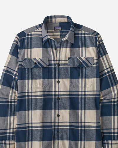 M's Fjord Flannel Shirt - Oak/Smolder Blue - Munk Store