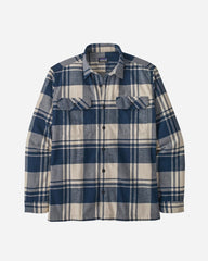 M's Fjord Flannel Shirt - Oak/Smolder Blue