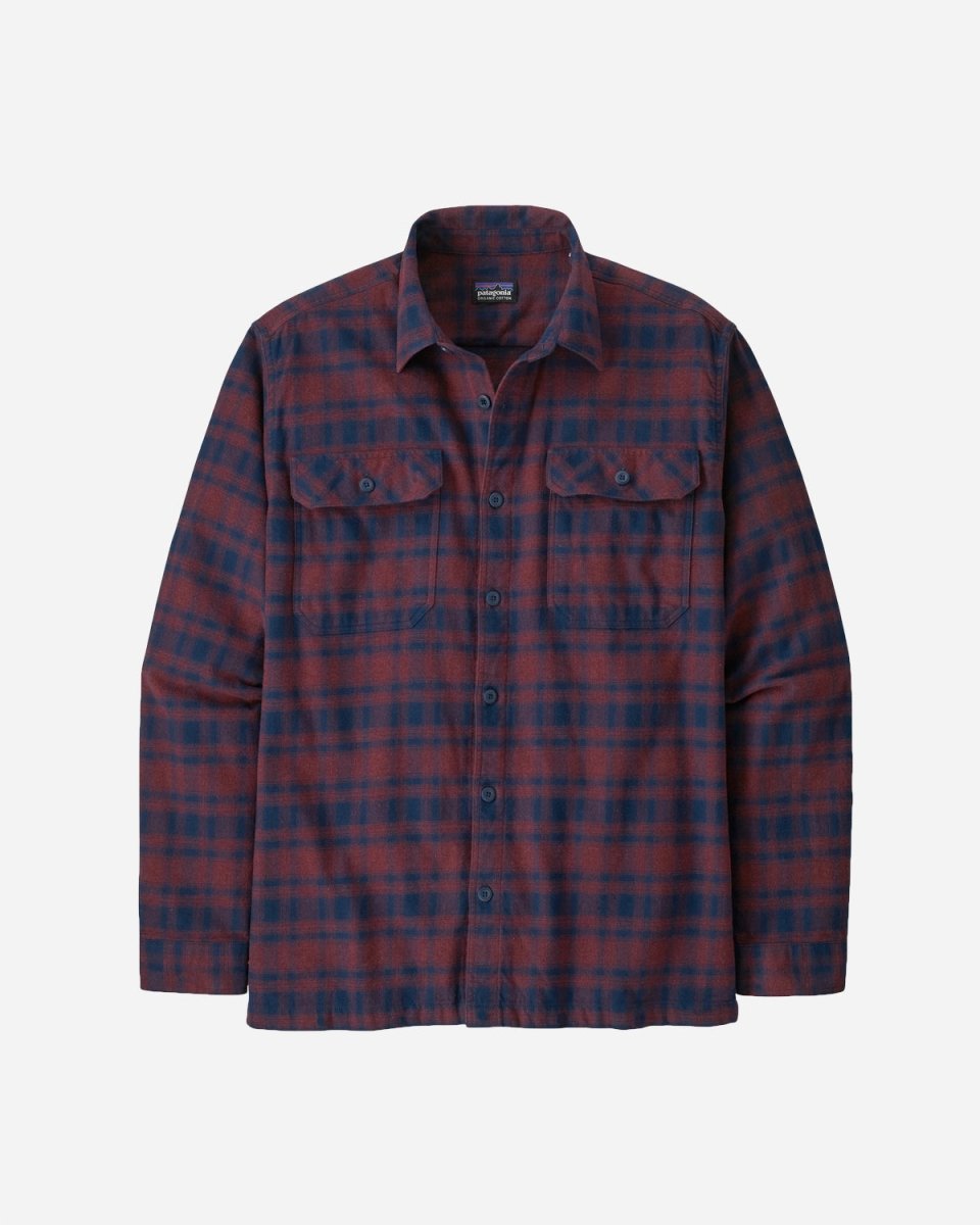 M's Fjord Flannel Shirt - Sequoia Red - Munk Store