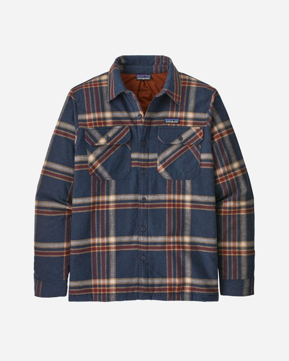 M's Insulated Fjord Flannel Shirt - Smolder Blue - Munk Store