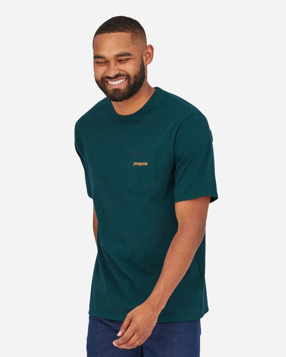 M's Line Logo Ridge Pocket - Dark Borealis Green - Munk Store