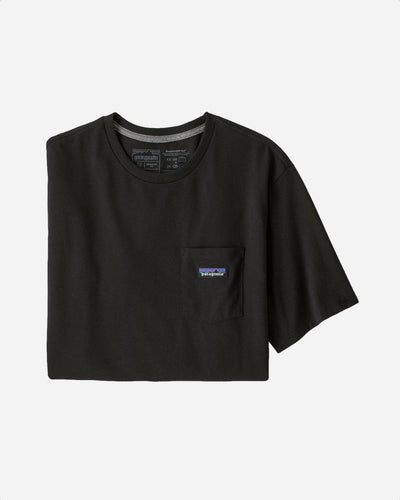 M´s P-6 Label Pocket Tee - Black - Munk Store