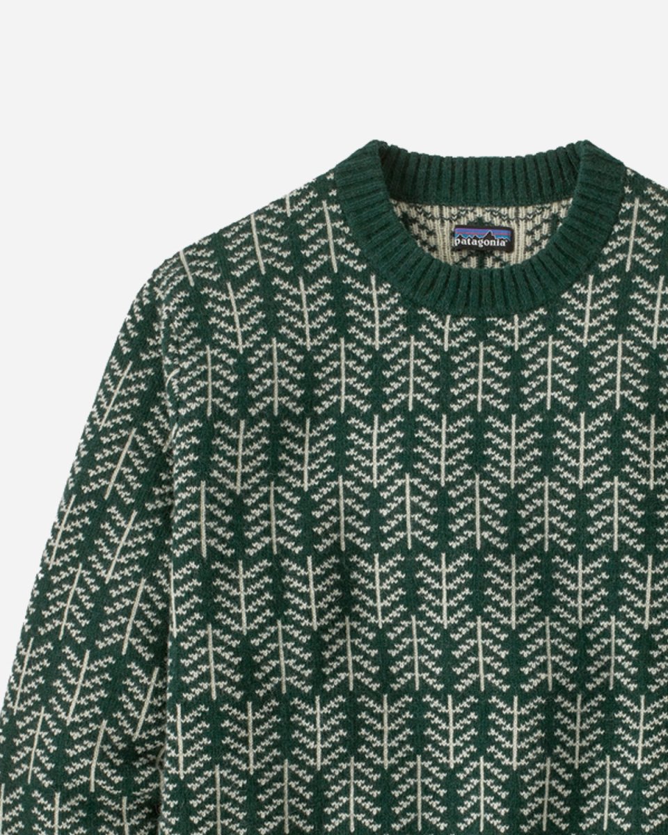 M's Recycled Wool Sweater - Pine Knit: Northern Green - Munk Store