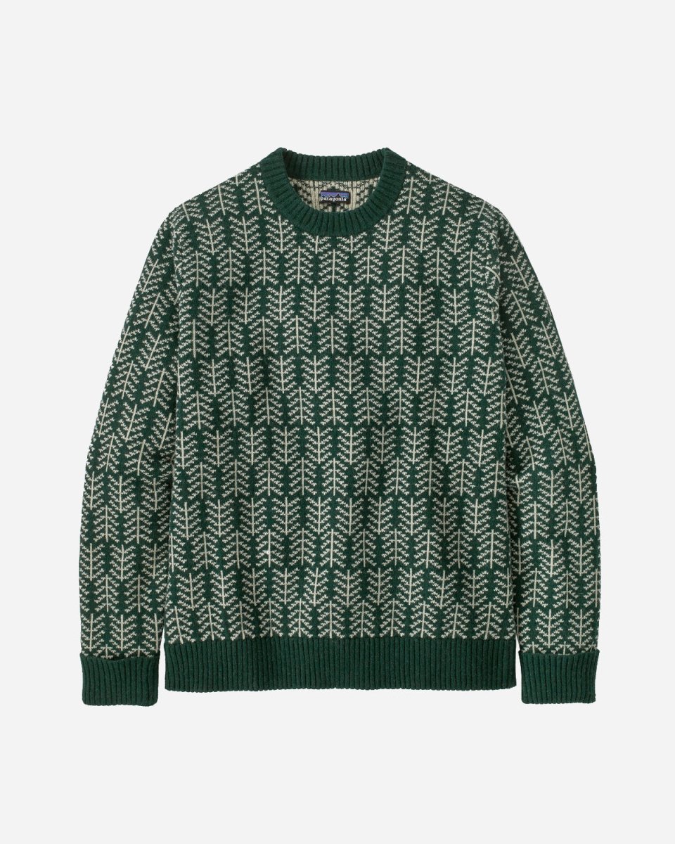 M's Recycled Wool Sweater - Pine Knit: Northern Green - Munk Store