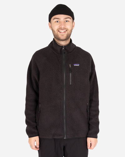 M's Retro Pile Jacket - Black - Munk Store