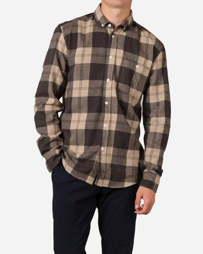 Nikolaj Shirt - Sand/Black - Munk Store