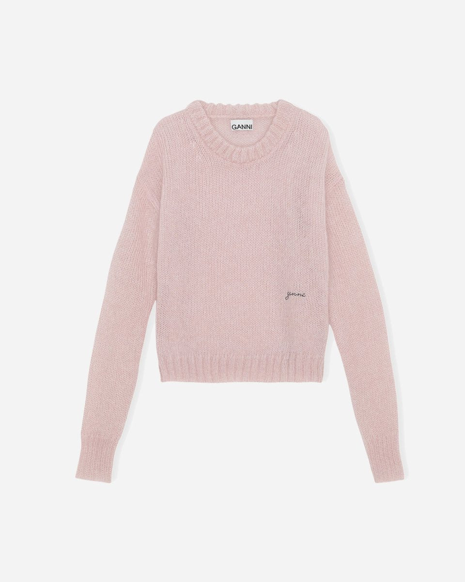 O-neck Pullover - Light Lilac - Munk Store