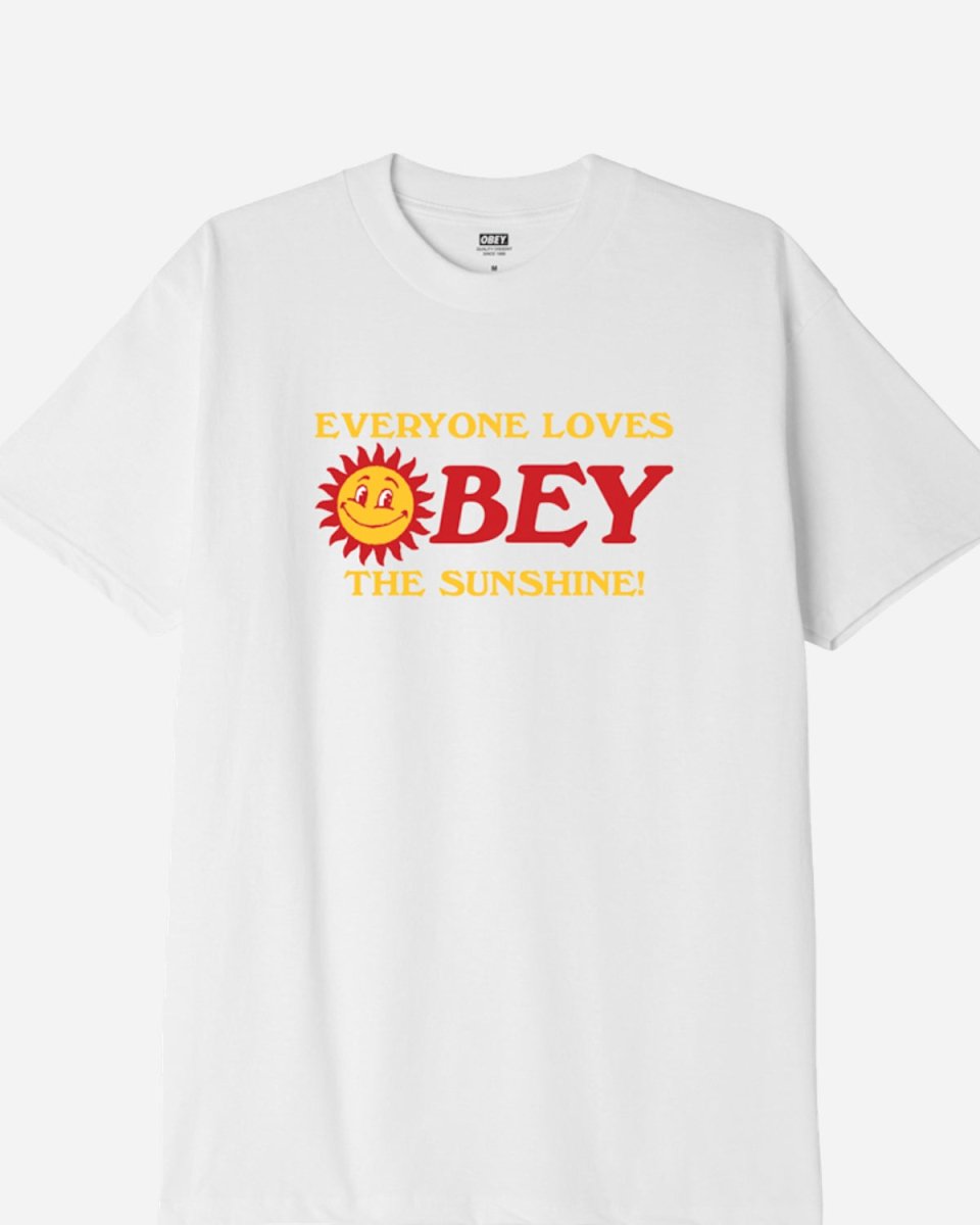 Obey Everyoneloves The Sunshin - White - Munk Store