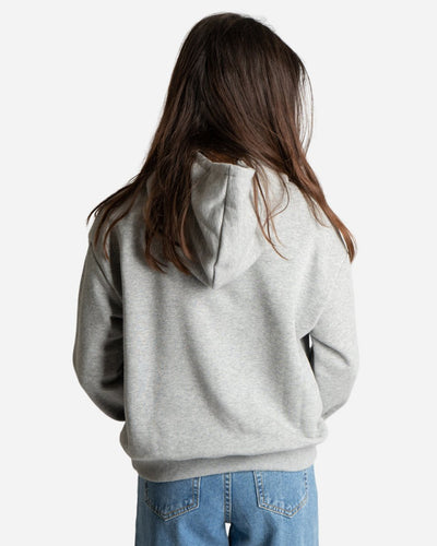 Our Alice Hood Sweat - Grey Melange - Munk Store