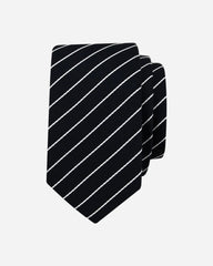Our For 5 Stripe Tie - Black/White