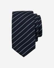 Our For 5 Stripe Tie - Navy/Lt. Blue