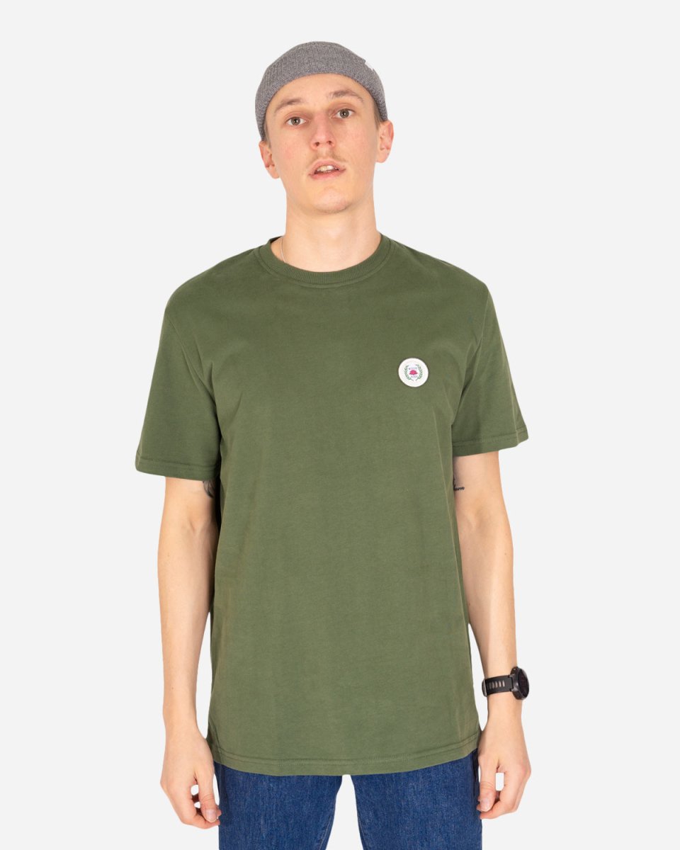 Our Jarvis Patch Tee - Army - Munk Store