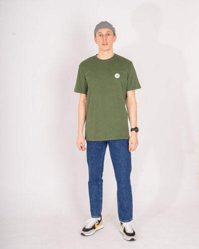 Our Jarvis Patch Tee - Army - Munk Store