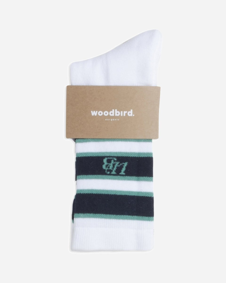Our Sono Socks - White-Green - Munk Store