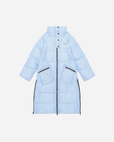 Oversized Puffer Coat - Placid Blue - Munk Store