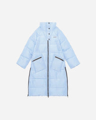 Oversized Puffer Coat - Placid Blue