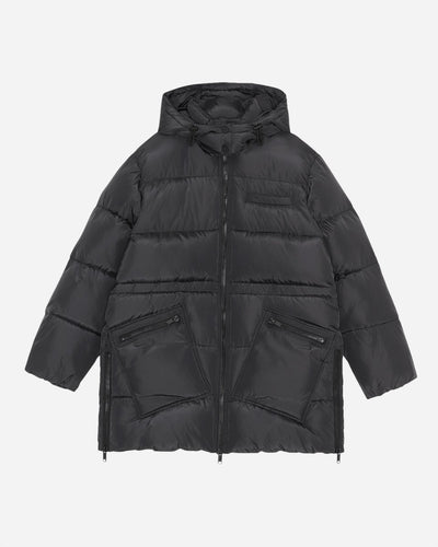 Oversized Puffer Midi Jacket - Phantom - Munk Store