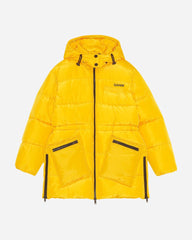Oversized Puffer Midi Jacket - Spectra Yellow