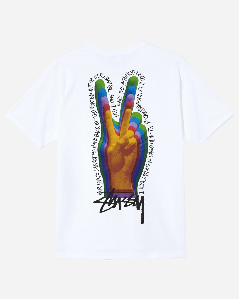Peace Sign Tee - White - Munk Store