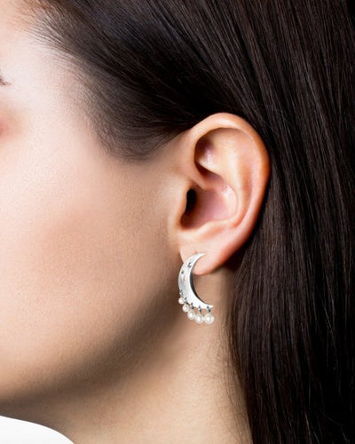 Pearl Moon Earring - Munk Store